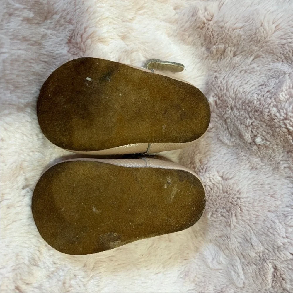 Liv and Leo Pink Size 1 Baby Shoe